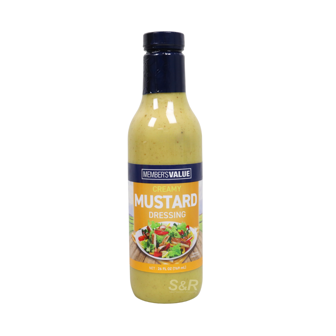 Member's Value Creamy Mustard Dressing 769mL